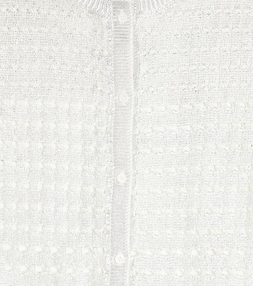 Cardigan en coton métallisé | Chloé Kids