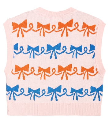 Cotton jacquard sweater vest | Bobo Choses