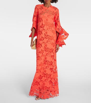 Floral lace kaftan | Oscar de la Renta