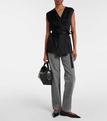 Top aus Satin | Toteme