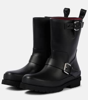Trace faux leather biker boots | Stella McCartney