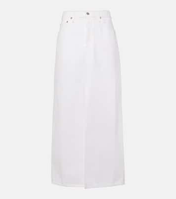 Leif denim maxi skirt | Agolde