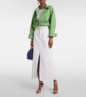 Leif denim maxi skirt | Agolde