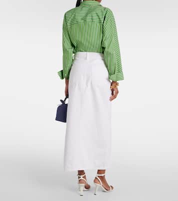 Leif denim maxi skirt | Agolde