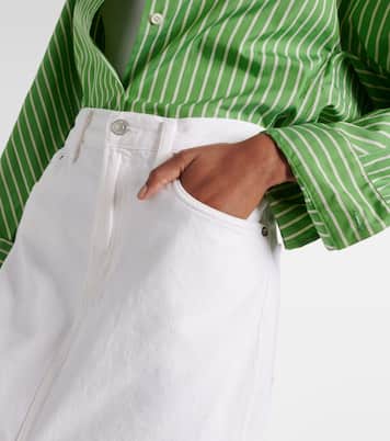 Leif denim maxi skirt | Agolde