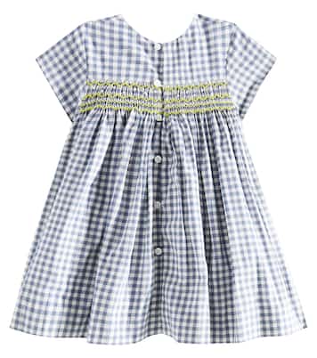 Bebé - vestido Maruska de algodón a cuadros | Bonpoint