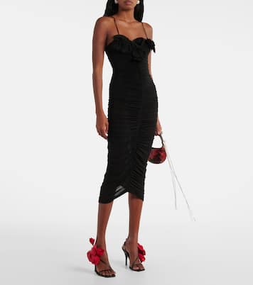 Verzierte Slingback-Sandalen aus Leder | Magda Butrym