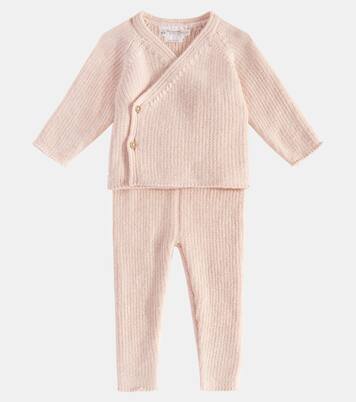 Bebé - set de cárdigan y pantalones Théva de alpaca | Bonpoint
