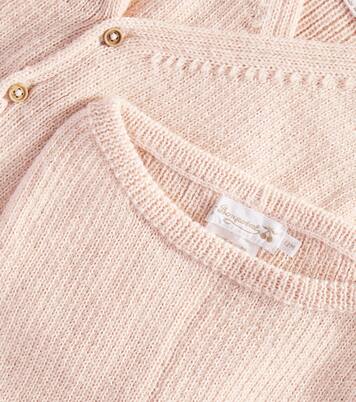 Bebé - set de cárdigan y pantalones Théva de alpaca | Bonpoint