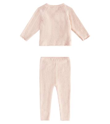 Bebé - set de cárdigan y pantalones Théva de alpaca | Bonpoint