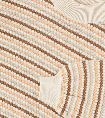 Striped cotton sweater | Rylee + Cru