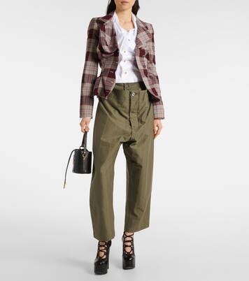 Pantalon ample Alien raccourci en coton | Vivienne Westwood