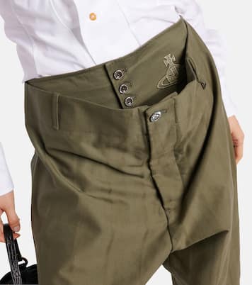 Pantalon ample Alien raccourci en coton | Vivienne Westwood