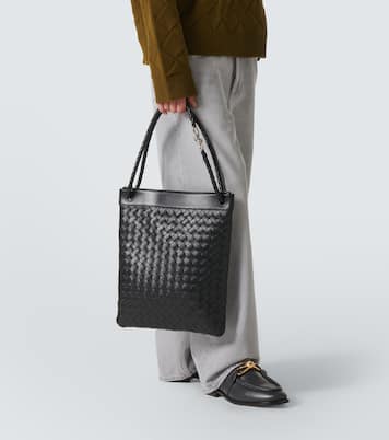Tote Bag Flat Andiamo aus Leder | Bottega Veneta