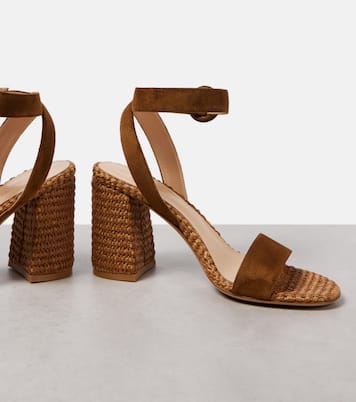 Sandalen Sue 85 mit Veloursleder | Gianvito Rossi
