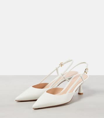 Bridal Slingback-Pumps Ascent 55 aus Leder | Gianvito Rossi