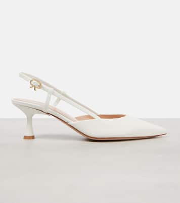 Bridal Slingback-Pumps Ascent 55 aus Leder | Gianvito Rossi