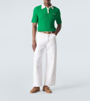Cashmere polo sweater | Miu Miu