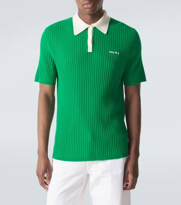 Cashmere polo sweater | Miu Miu