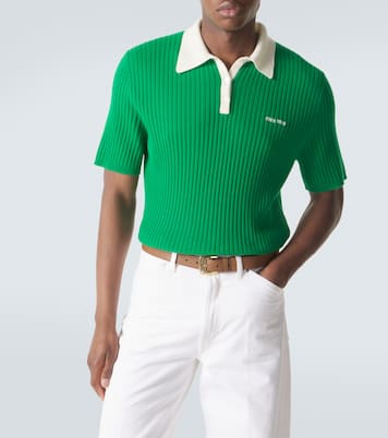 Cashmere polo sweater | Miu Miu