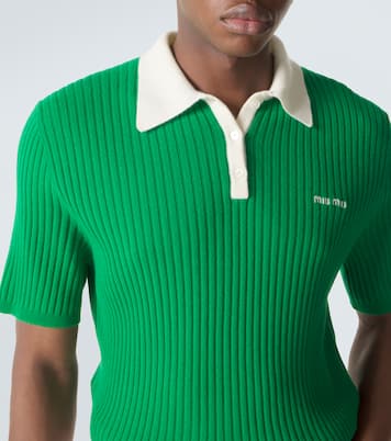 Cashmere polo sweater | Miu Miu