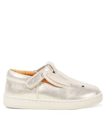 حذاء سليب أون من الجلد المعدني Esterre | Donsje