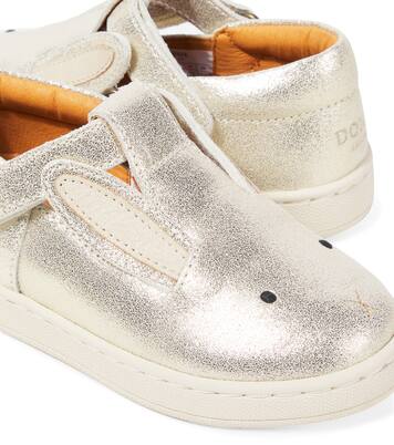 حذاء سليب أون من الجلد المعدني Esterre | Donsje