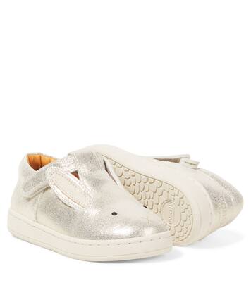 حذاء سليب أون من الجلد المعدني Esterre | Donsje