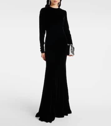 Abito lungo in velluto | Dolce&Gabbana