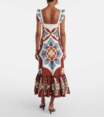 Midikleid Gingerbread aus einem Baumwollgemisch | La DoubleJ