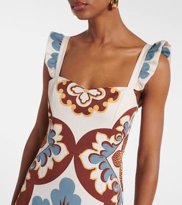 Midikleid Gingerbread aus einem Baumwollgemisch | La DoubleJ