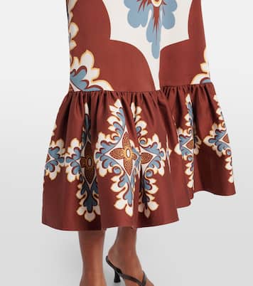 Midikleid Gingerbread aus einem Baumwollgemisch | La DoubleJ