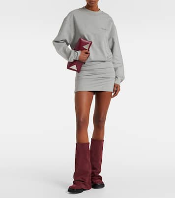 Cotton-blend jersey sweatshirt dress | The Attico