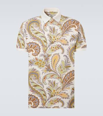 Paisley cotton piqué polo shirt  | Etro