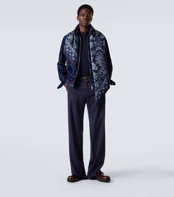 Paisley printed silk twill scarf | Etro