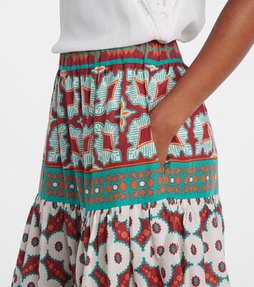 Jupe longue Big imprimée en coton  | La DoubleJ