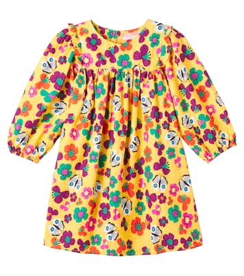 Printed ruffle-trimmed cotton dress | Fábula