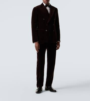 Chaqueta de traje Kent de terciopelo | Ralph Lauren Purple Label