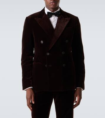 Chaqueta de traje Kent de terciopelo | Ralph Lauren Purple Label