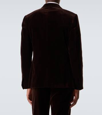 Chaqueta de traje Kent de terciopelo | Ralph Lauren Purple Label