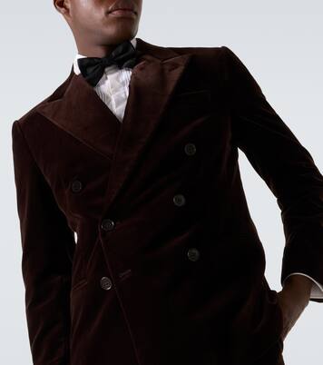 Chaqueta de traje Kent de terciopelo | Ralph Lauren Purple Label