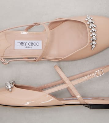 Belinda patent leather flats | Jimmy Choo