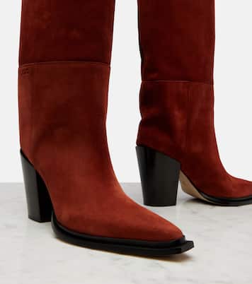 Stiefel Cece 80 aus Veloursleder | Jimmy Choo