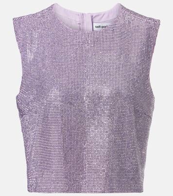 Top con cristalli | Self-Portrait