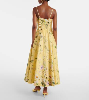 Robe Daisy Chains en lin et soie | Camilla