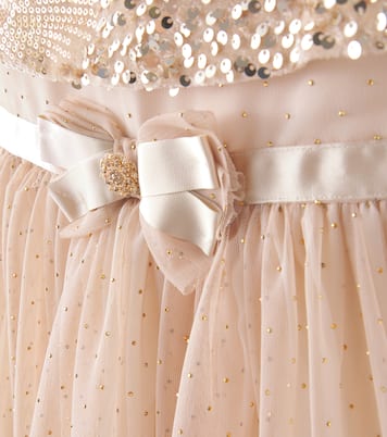 Sequined tulle and velvet dress | Patachou