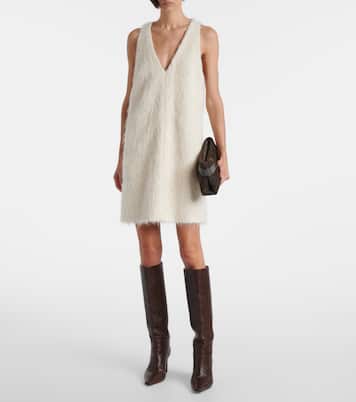 Alpaca-blend minidress | Brunello Cucinelli