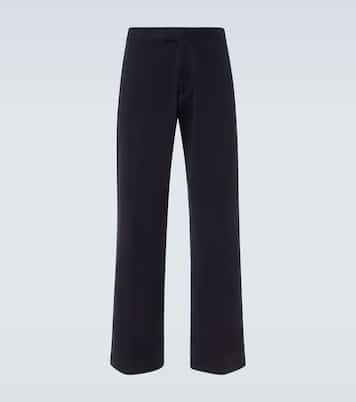 Pantaloni a gamba larga in drill di cotone | Tom Ford