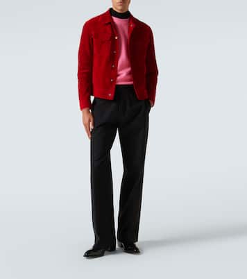 Pantaloni a gamba larga in drill di cotone | Tom Ford