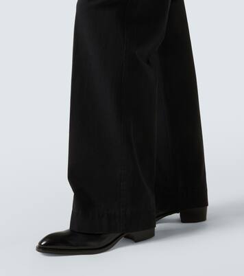 Pantaloni a gamba larga in drill di cotone | Tom Ford